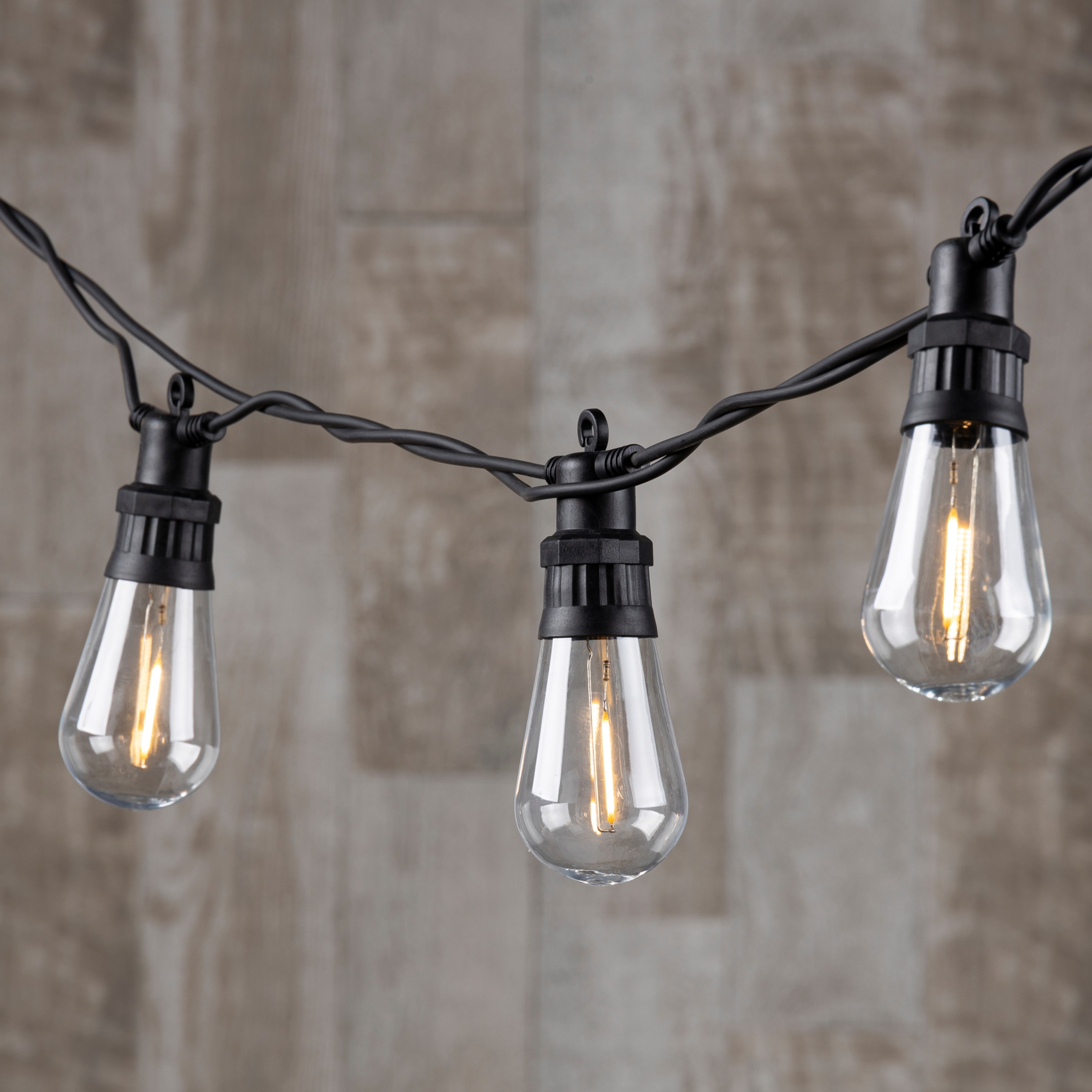 Connectable 14.75 ft. LED A60 Patio String Lights