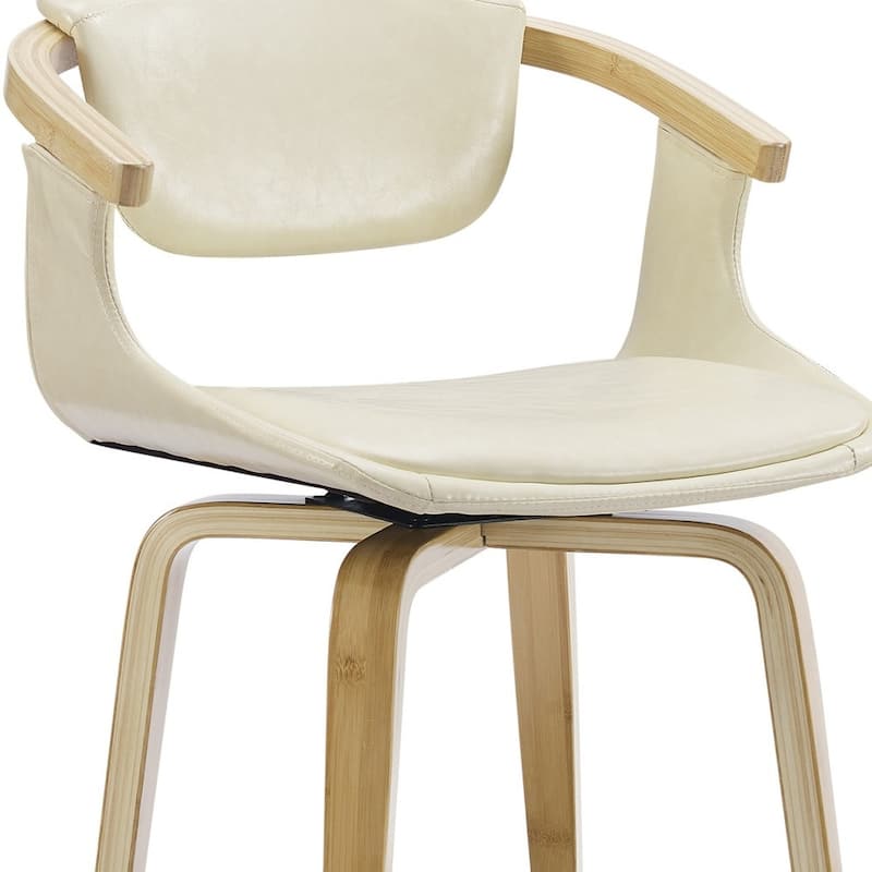 HomeRoots Set of Two Green and Black Upholstered Faux Leather Curved Back Dining Side Chairs