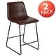 preview thumbnail 5 of 40, LeatherSoft Counter-height Stools (Set of 2)