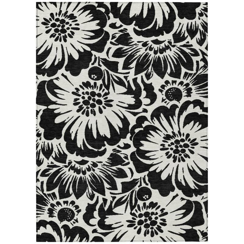 Gana Botanic Elegance Weather Resistant Blended Style Outdoor Rug