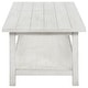 preview thumbnail 7 of 19, Payne Wood Coffee Table with Shelf - 47.25'' x 24.00'' x 18.25''