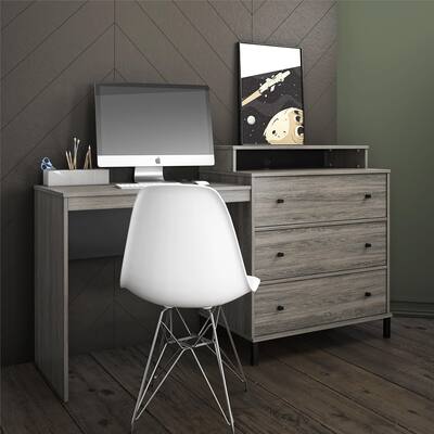 The Novogratz Kalissa Dresser / Desk Combo with Wireless Charger