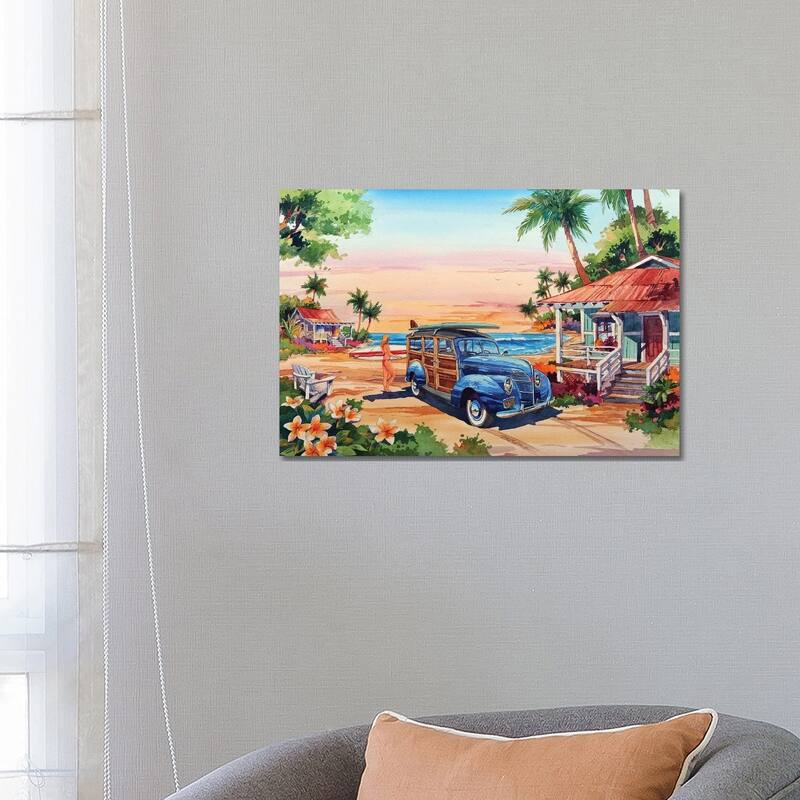 iCanvas "Wahine Wood" by Bill Drysdale Canvas Print - 18x26x1.5