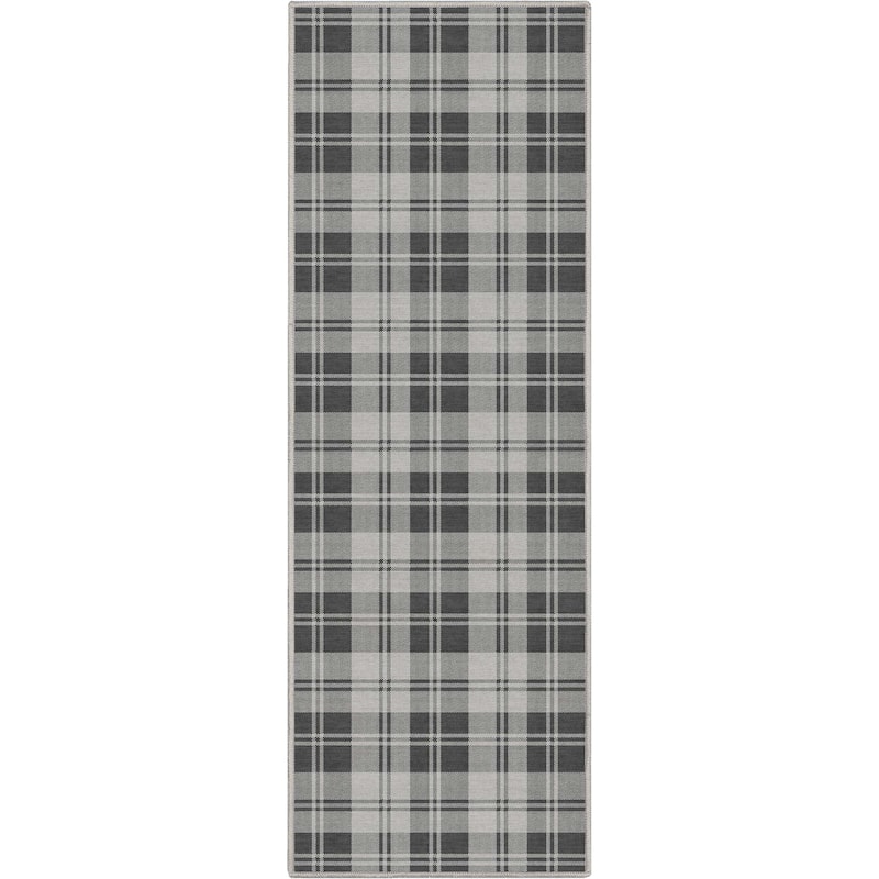 Well Woven Apollo Plaid Farmhouse Geometric FlatWeave Rug