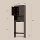 preview thumbnail 19 of 25, Bathroom Storage Cabinet, Toilet Storage Cabinet, Bathroom Shelf Over The Toilet, Space Saver Toilet