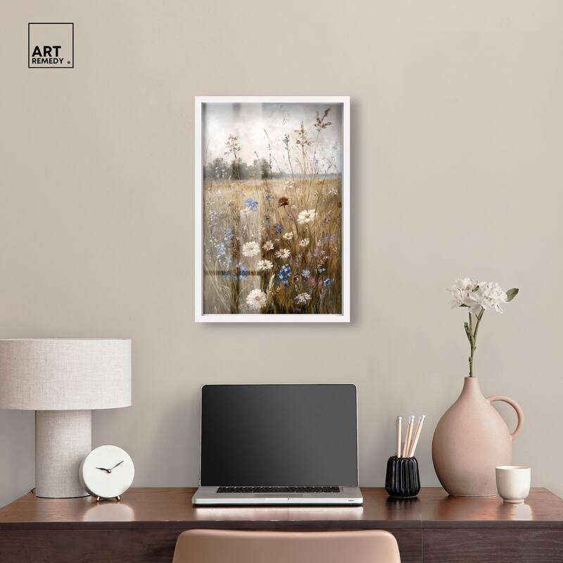 Field of Forgotten Dreams III Shadowbox by Art Remedy