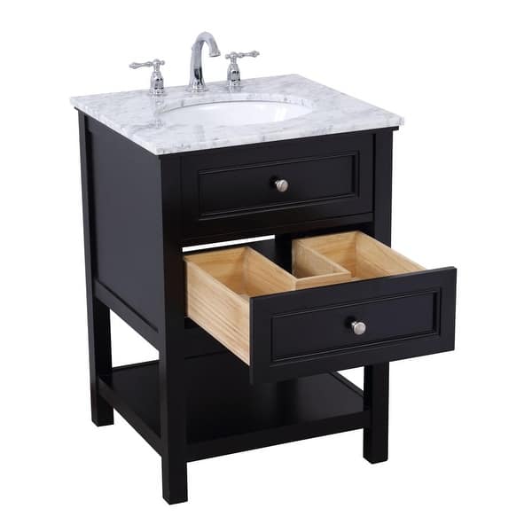 24 In Single Bathroom Vanity Set Overstock 25445232