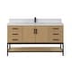 preview thumbnail 61 of 143, Altair Wildy Bathroom Vanity with White Composite Stone Top without Mirror