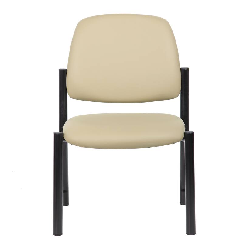 Boss Office Products Big and Tall Antimicrobial Guest Chair - Beige