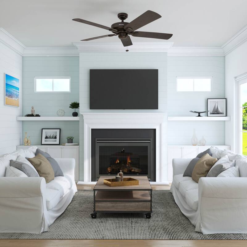 52" Honeywell Belmar Wet Rated Indoor/Outdoor Ceiling Fan, No Light