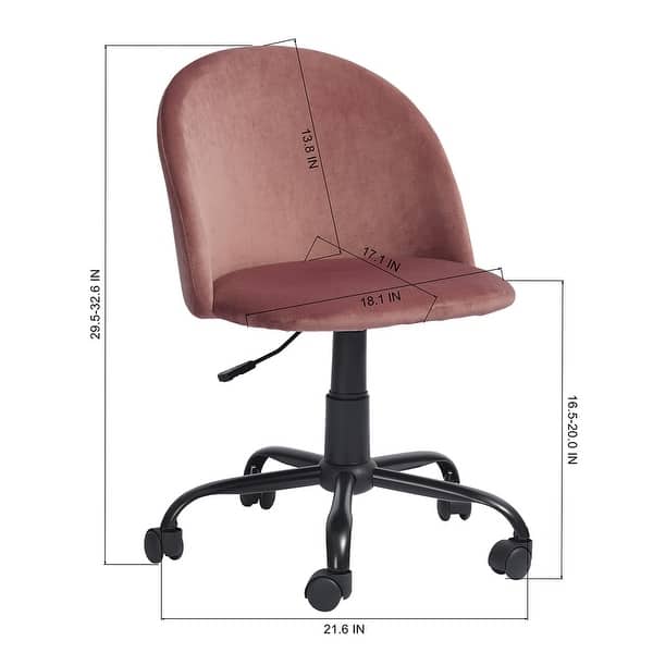 Homylin Velvet Home Office Swivel Chair N/A Bed Bath & Beyond
