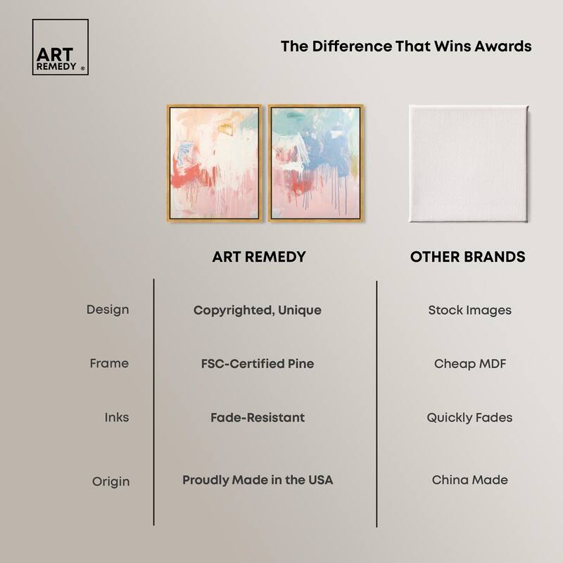 Breath of Colors Canvas Set of 2 by Art Remedy