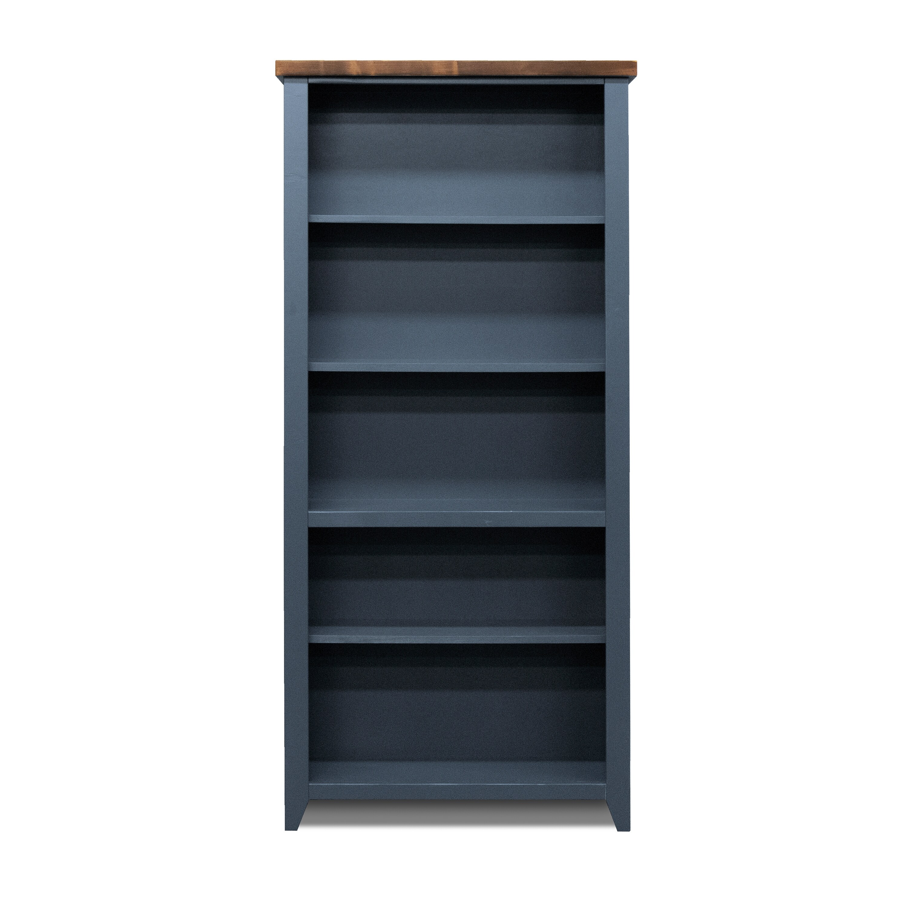 Bridgevine Home Nantucket 72 inch high 5-shelf Bookcase, No