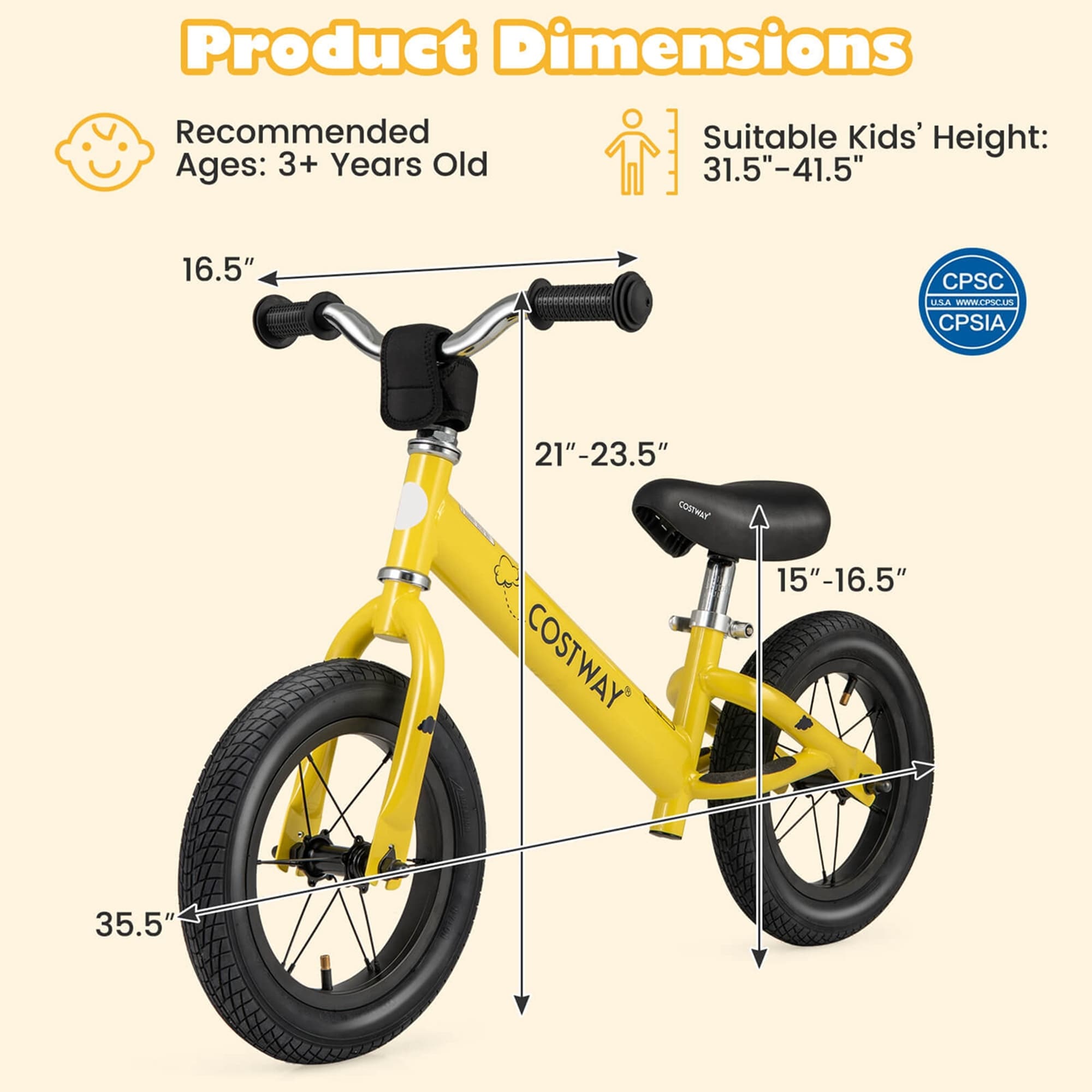 Costway balance bike clearance