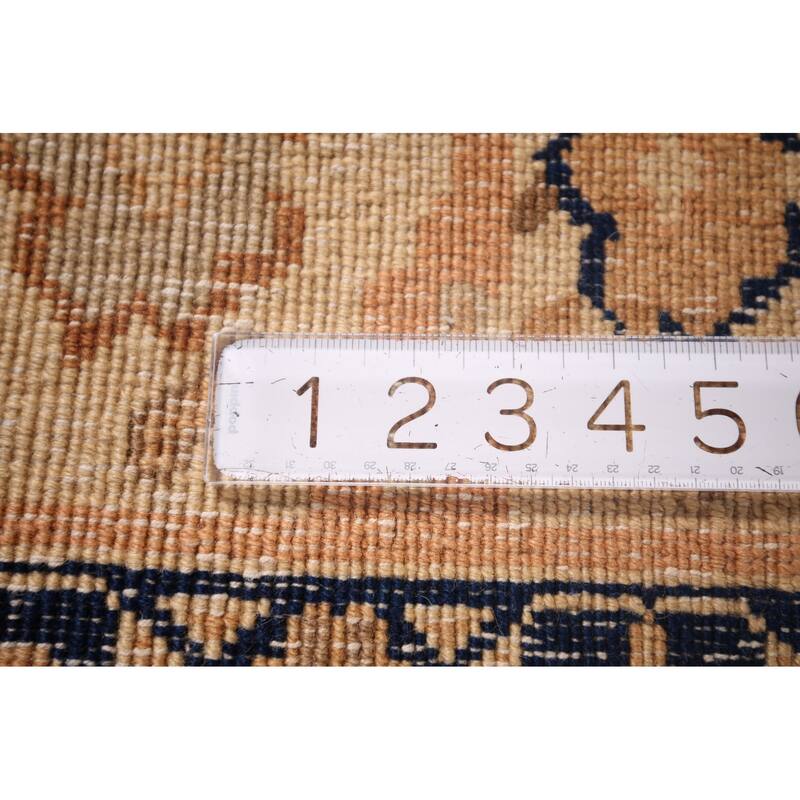 Brown Gabbeh Oriental Area Rug Handmade Wool Carpet - 7'5"x 9'2"