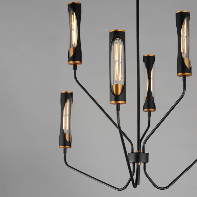 Maxim 16176 Regent 6 Light 36" Wide LED Abstract Chandelier
