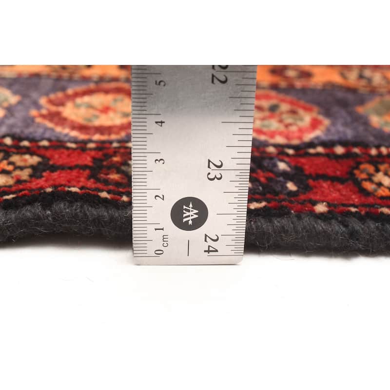 ECARPETGALLERY Hand-knotted Anadol Dark Red Wool Rug - 4'0 x 6'9