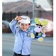 preview thumbnail 4 of 4, DolliBu Sitting Purple Moose Police Officer Plush Toy with Cop Uniform - 12 inches