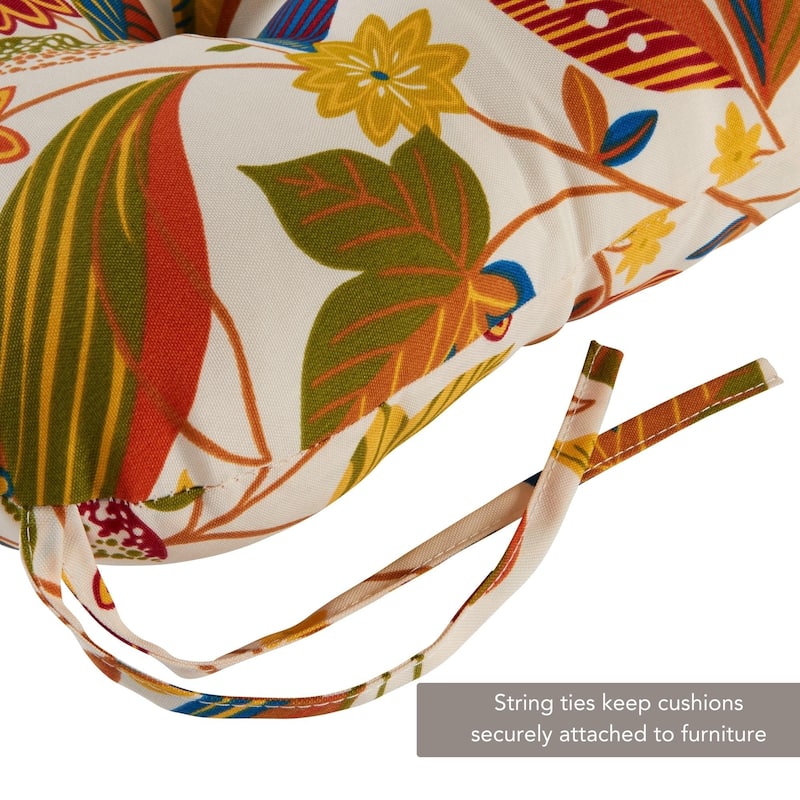 Outdoor Tufted Dining Chair Cushion