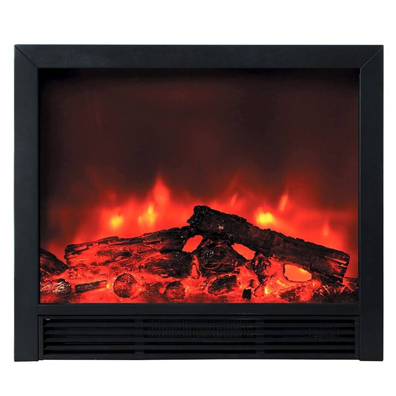 Blaze Electric Fireplace Insert With 2-speed Heater and Remote