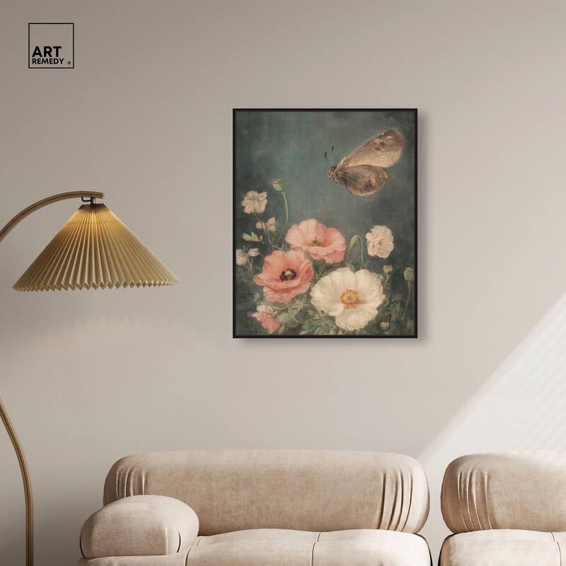 Shadowed Flutter II Canvas by Art Remedy