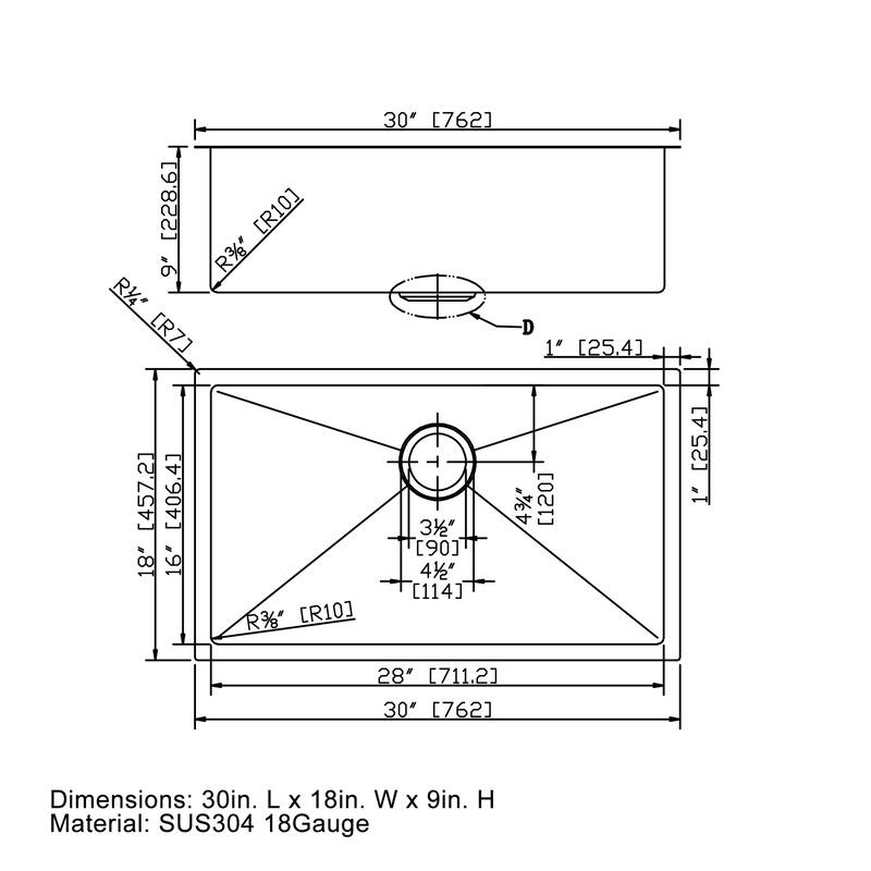 Undermount Kitchen Sink With Sink Grid