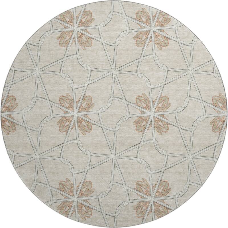 Premium Washable Super Soft Contemporary Tangle Mayfield Rug