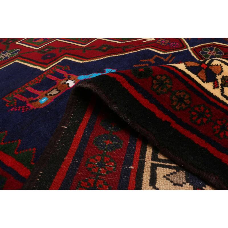 ECARPETGALLERY Hand-knotted Konya Anatolian Dark Blue Wool Rug - 5'0 x 9'6