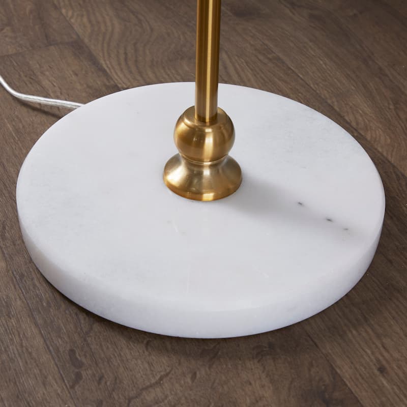 Silver Orchid Laken 63" Metal Floor Lamp