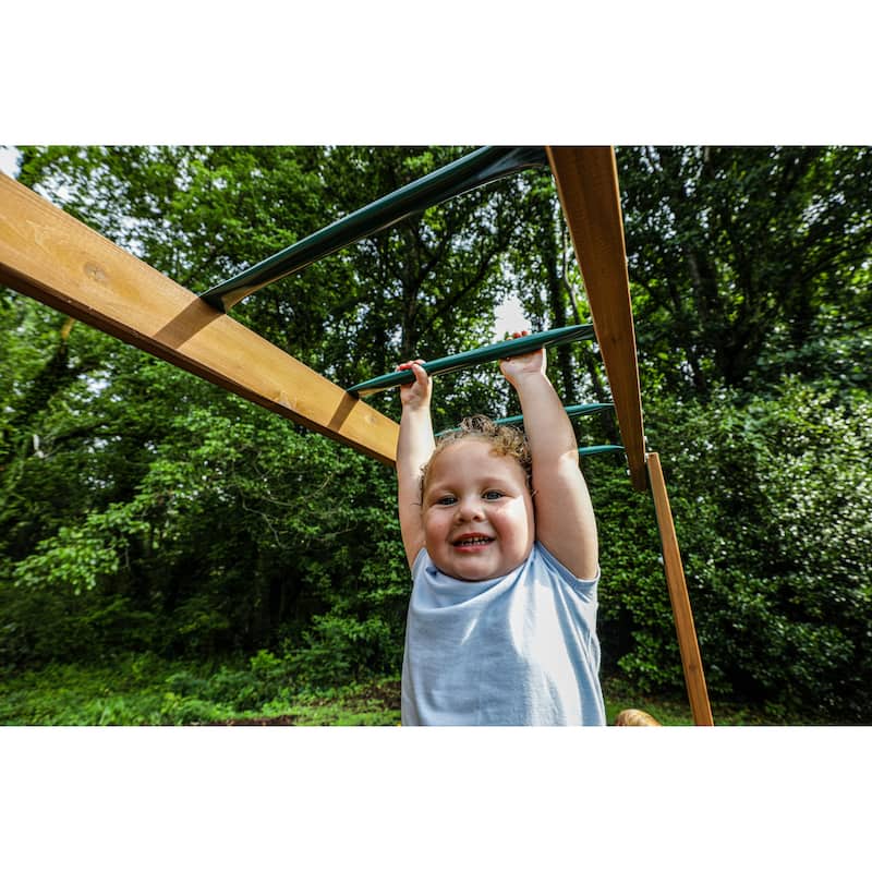 Swing-N-Slide Super Knightsbridge Wood Outdoor Swing Set