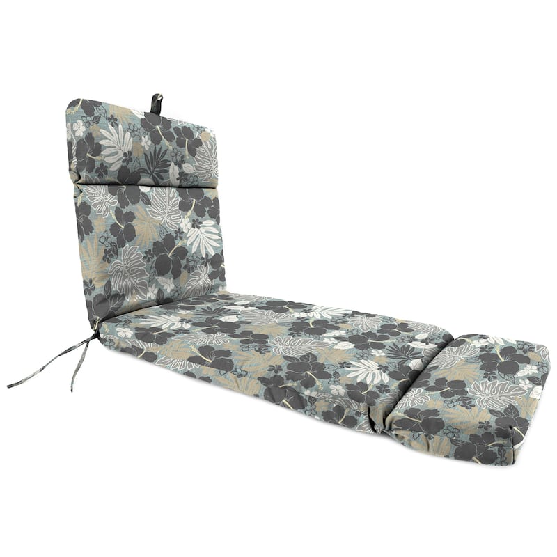 72" x 21" Outdoor Chaise Lounge Cushion with Ties and Loop - 72'' L x 21'' W x 3.5'' H - Dumont Seal