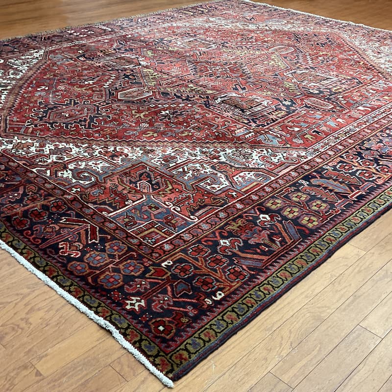 HERAT ORIENTAL Handmade Fine Heriz Rug - 10'1" x 12'10"