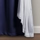 preview thumbnail 17 of 146, Lush Decor Grommet Sheer Panel Pair with Insulated Blackout Lining