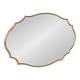 preview thumbnail 40 of 70, Kate and Laurel Leanna Scalloped Oval Wall Mirror