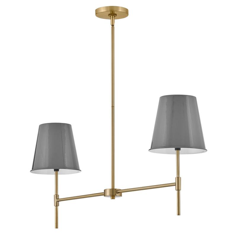 Lark 83445 Blake 2 Light 36" Wide Linear Chandelier