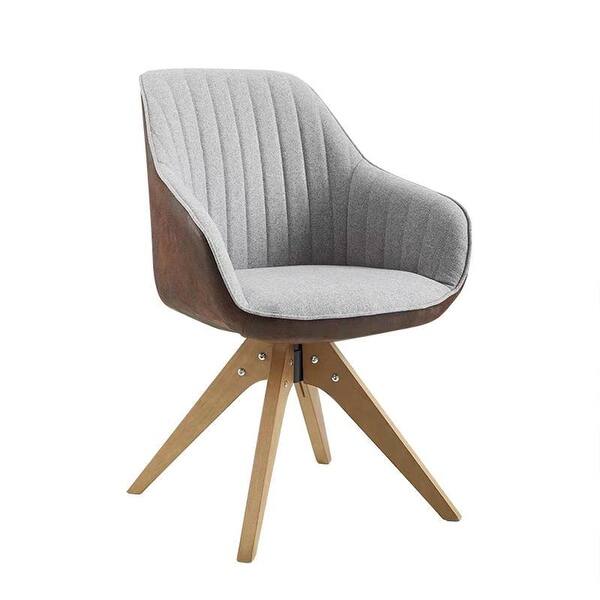 Shop Art Leon Classical Swivel Office Accent Arm Chair With Wood Legs On Sale Overstock 28000700