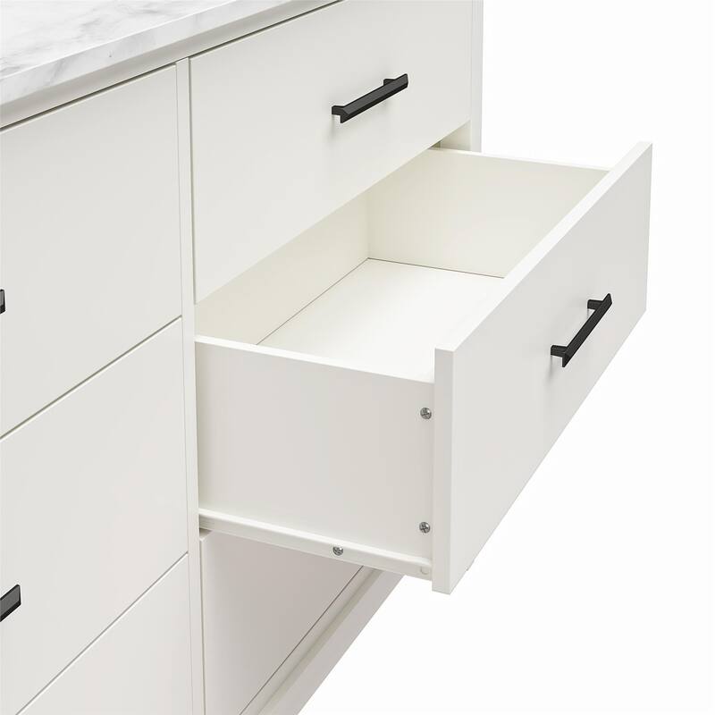 Ameriwood Home Madison Lane Wide 6 Drawer Dresser