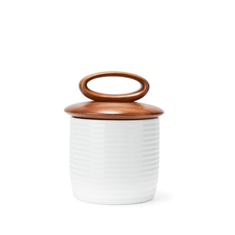 Nambe Breaking Bread Canister - Medium