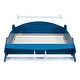 preview thumbnail 24 of 82, Twin/Full Race Car Bed with Wheels & Safety Rails - Pine Wood Frame