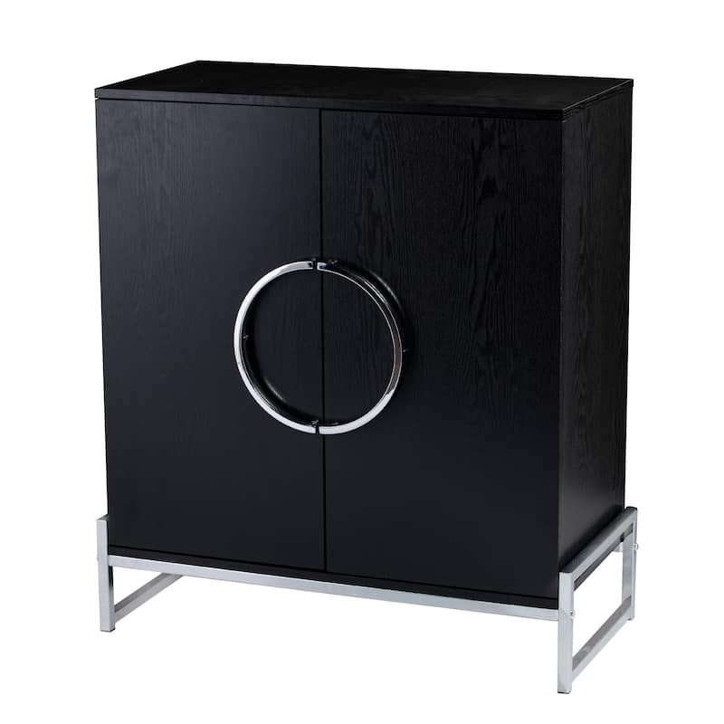 SEI Furniture Pierton Double-Door Bar Cabinet