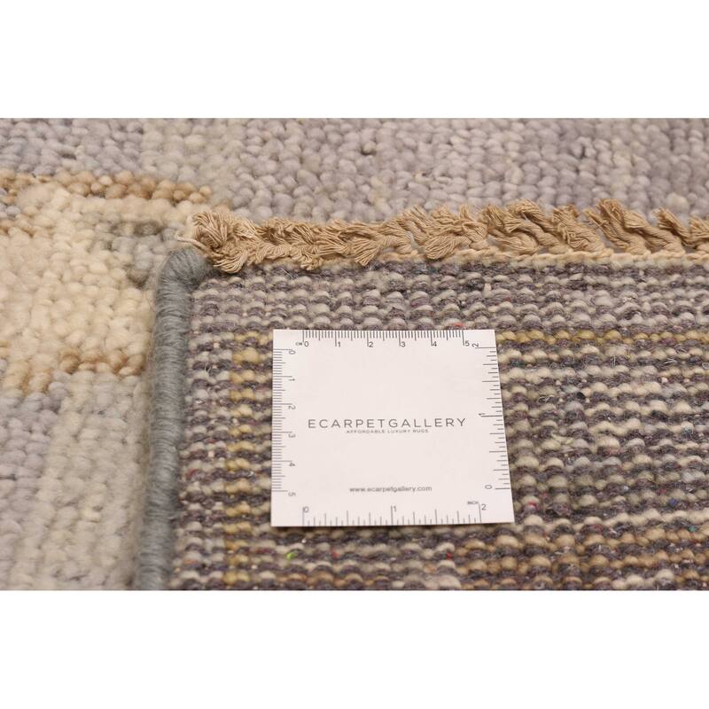 ECARPETGALLERY Hand-knotted Jules Serapi Grey Wool Rug - 8'1 x 9'10