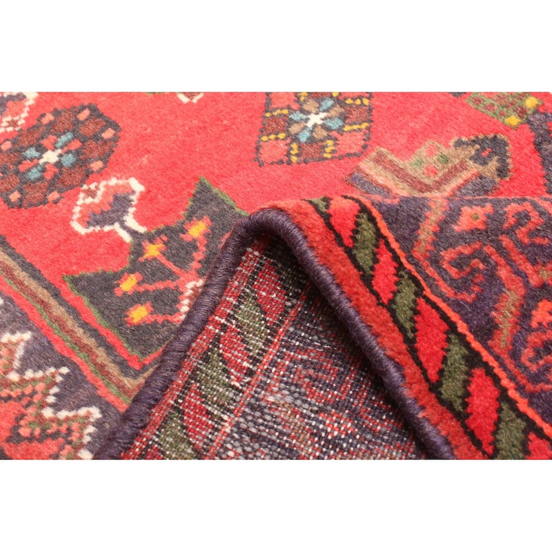 ECARPETGALLERY Hand-knotted Andelz Red Wool Rug - 3'11 x 6'9