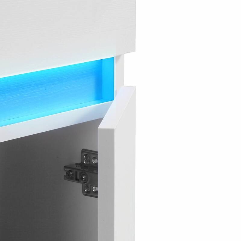 Sleek 16" Wall-Mounted Bathroom Vanity with Sink and Ample Storage