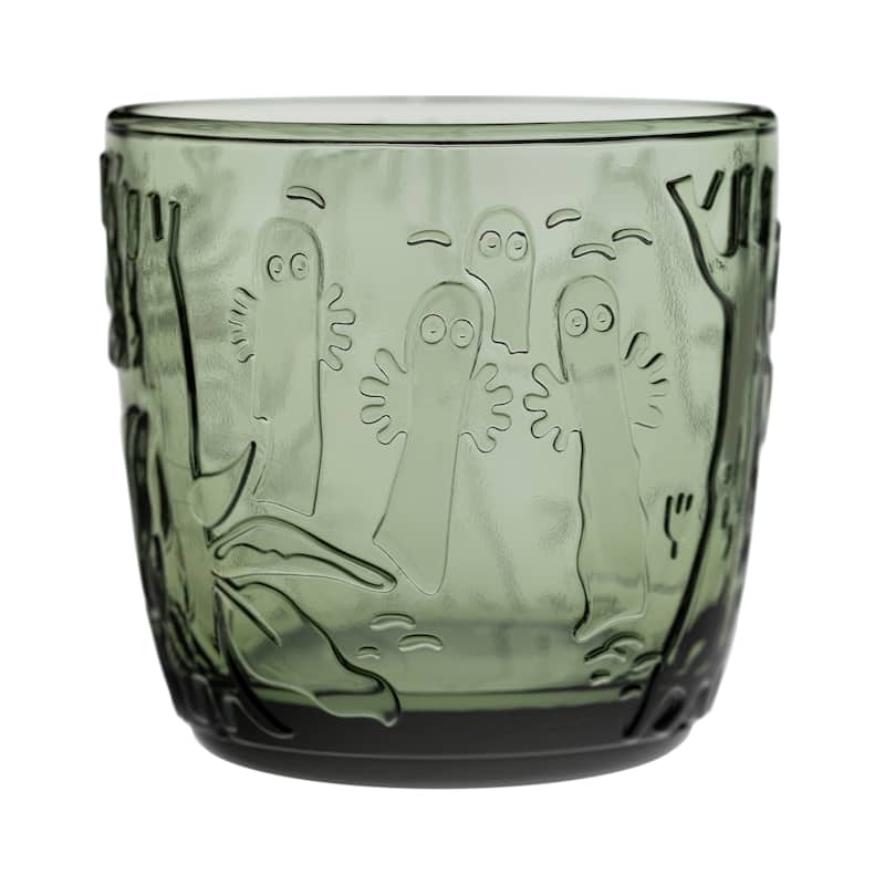 Moomin Glass Tumbler 9.5oz, Set of 2 - Green
