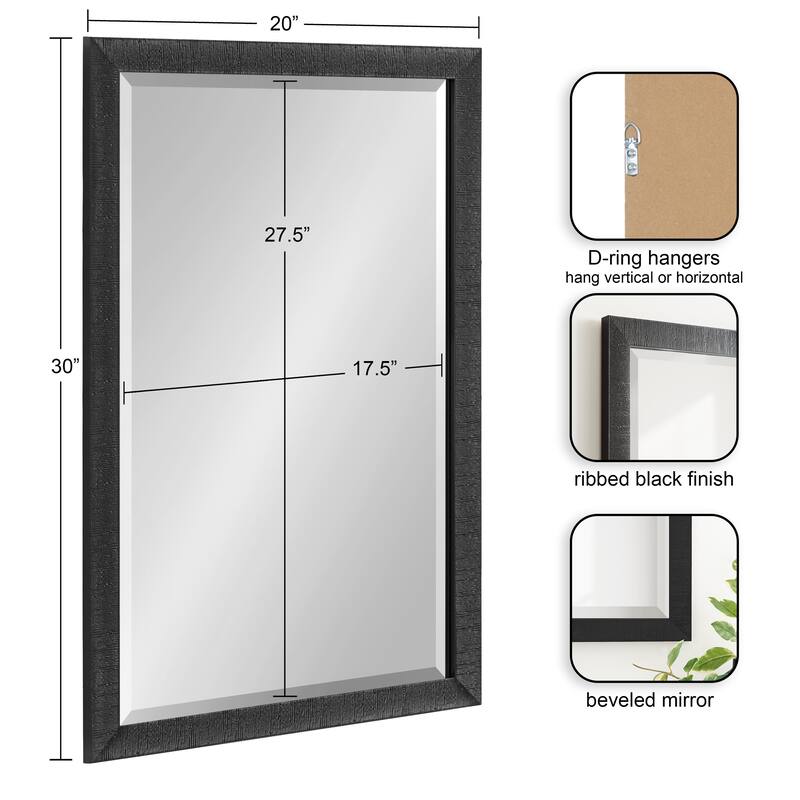 Kate and Laurel Reyna Rectangle Wall Mirror