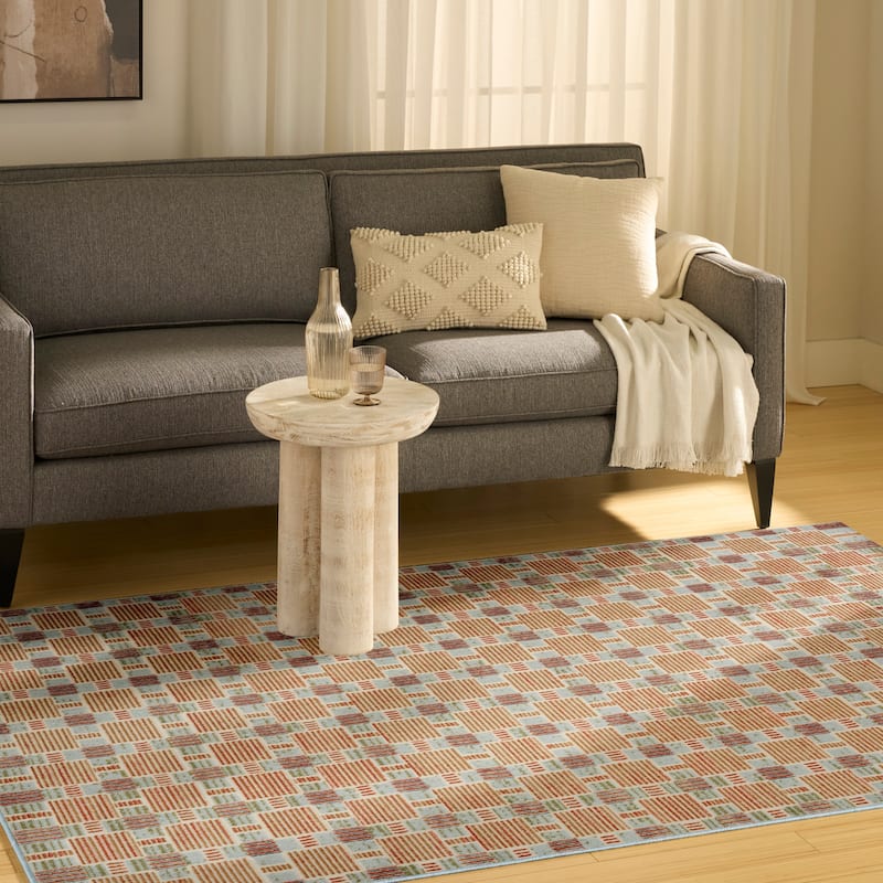 Nourison Nordic Indoor only Geometric Area Rug