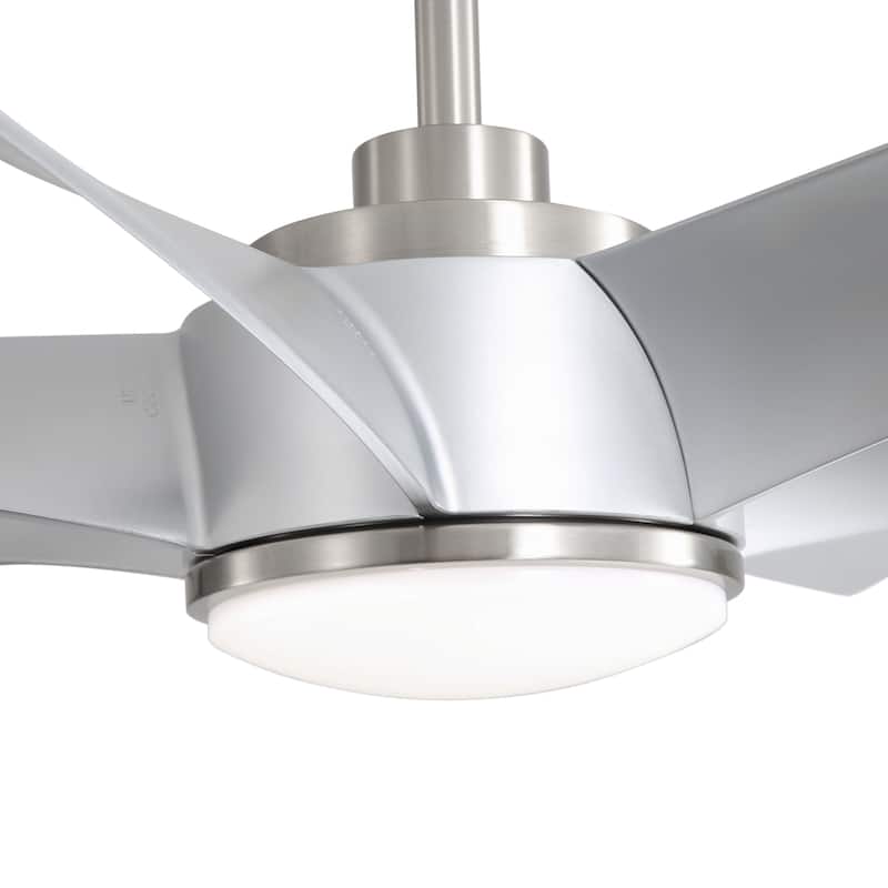 65-in Indoor Large LED Ceiling Fan with Light Remote (6-Blade)