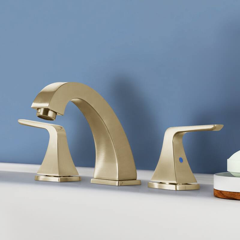 Topcraft Two Handle Bathroom Sink Faucet with Pop-Up Drainer