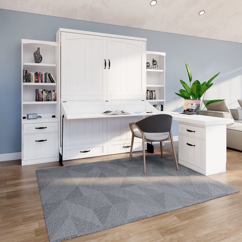 Cape Cod Queen Storage Murphy Desk Bed 2 Pier, Desktop On Sale