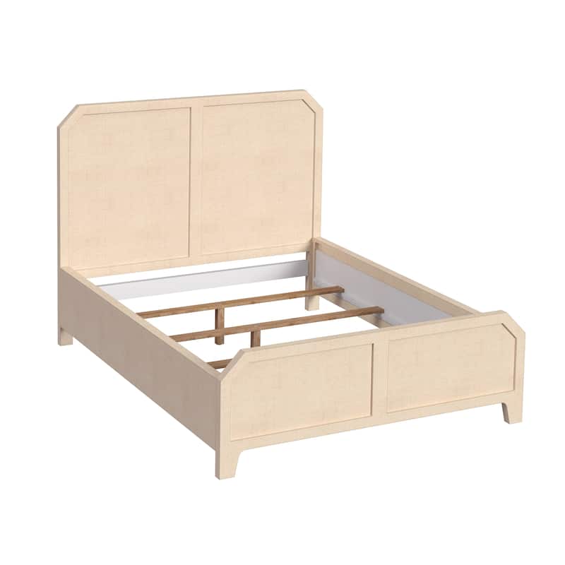 Bar Harbor Raffia Panel Bed